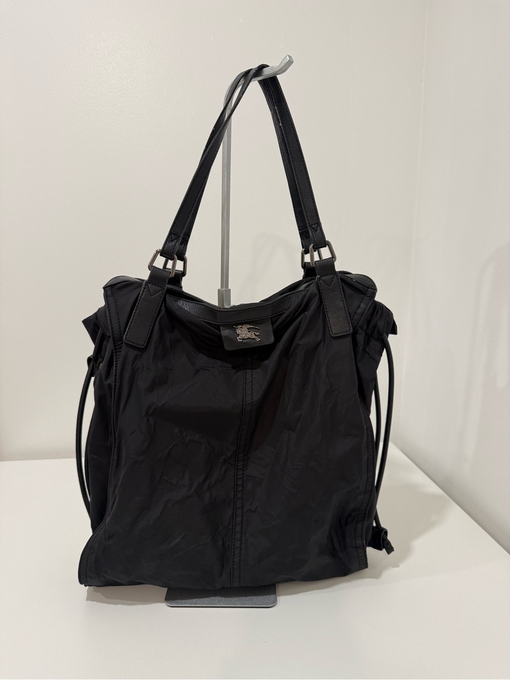Burberry Buckleigh Packable Nylon Tote Bag *Flawed*